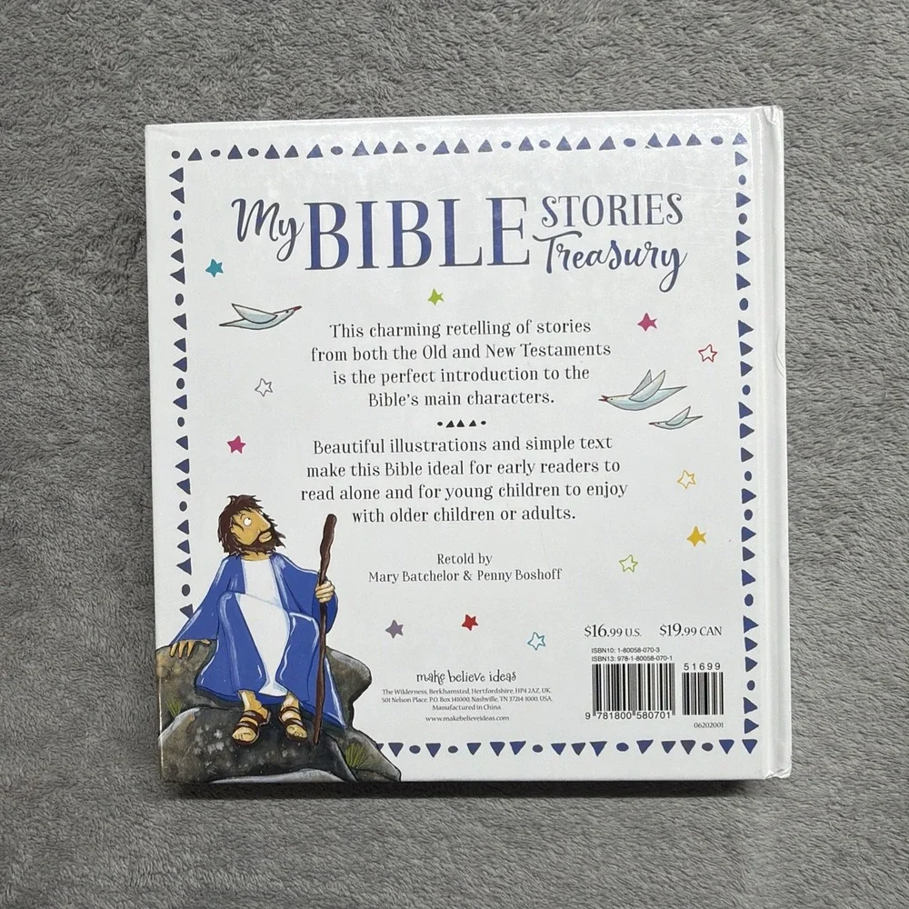 My Bible Stories Treasury Hardcover Book  NEW!! Christian Faith Children's
